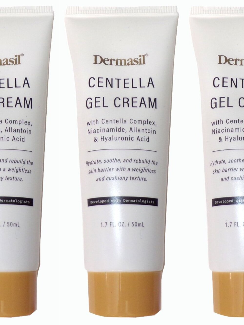 Dermasil Centella Gel Cream with Centella Complex, Niacinamide (Set of 3)